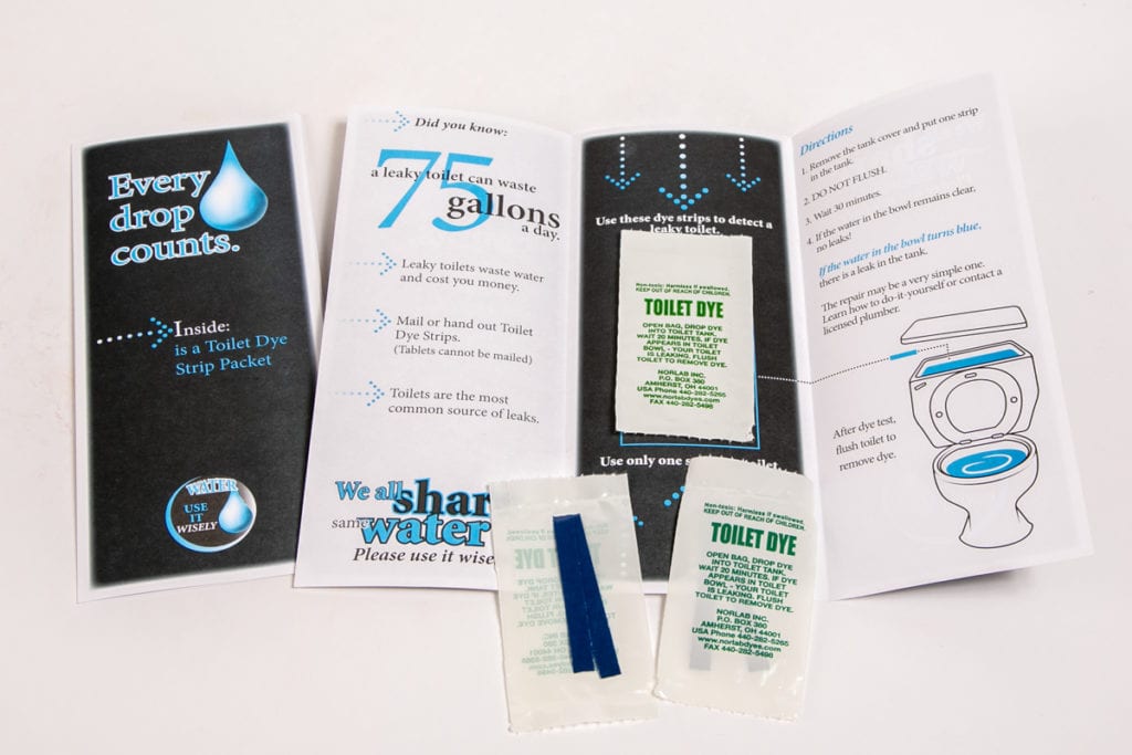 Toilet Dye Norlab Tracing Dyes Leak Detection